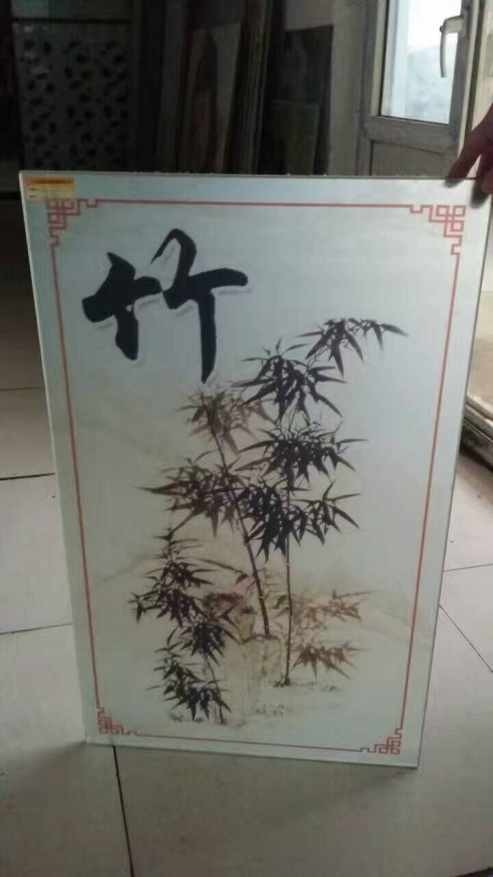 梅、蘭、竹、菊藝術(shù)玻璃