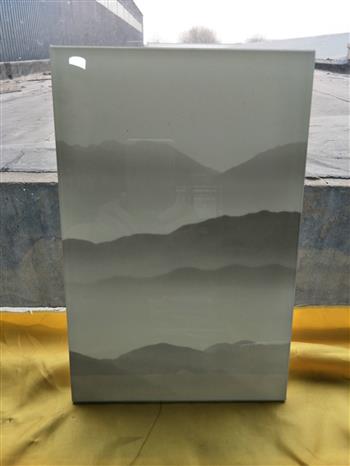 山水畫(huà)夾膠玻璃